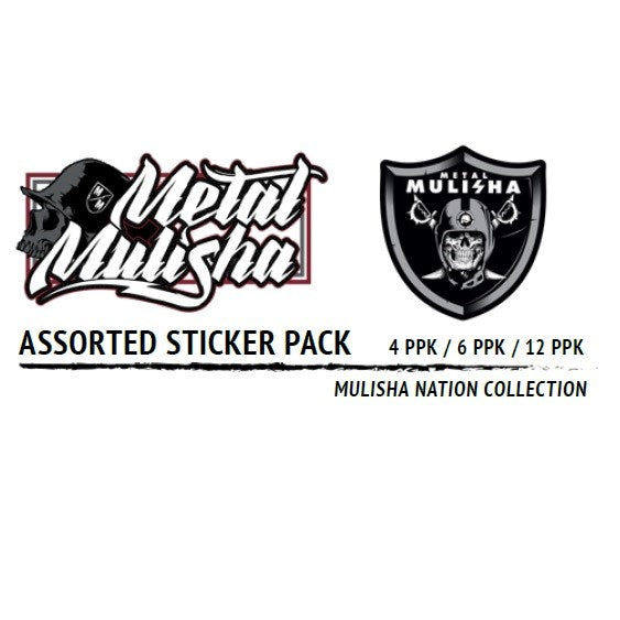 Mulisha Nation Collection Stickers - 12 Pack