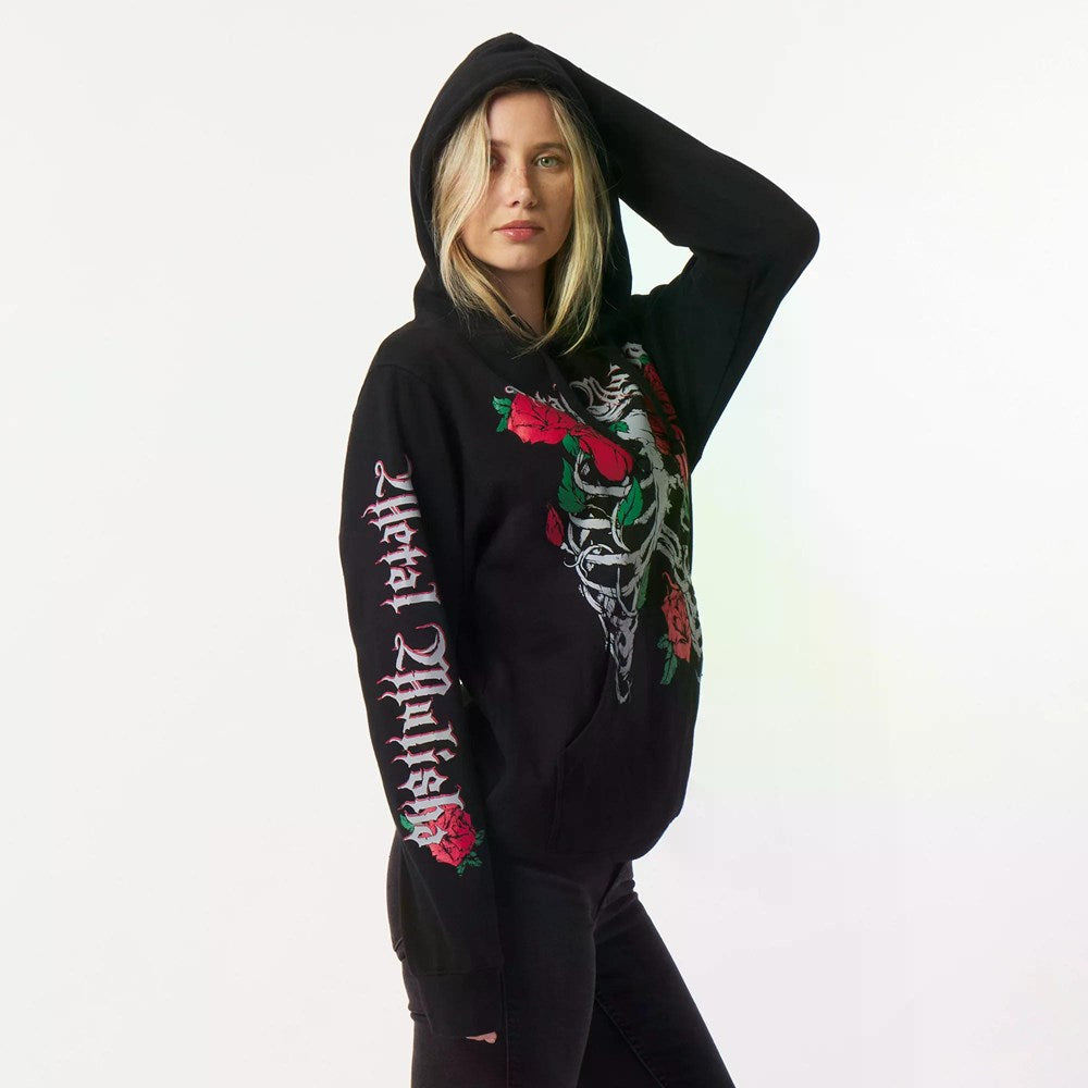 Bonez Pullover Womens Heavy Hoody