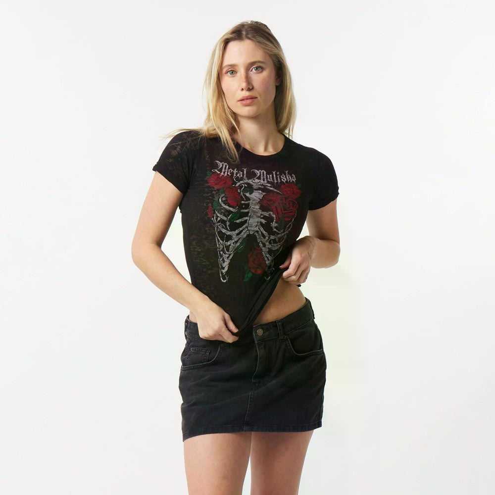 Bonez Burnout Womens Tee